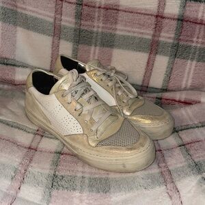 Gold & Pearl P448 sneakers